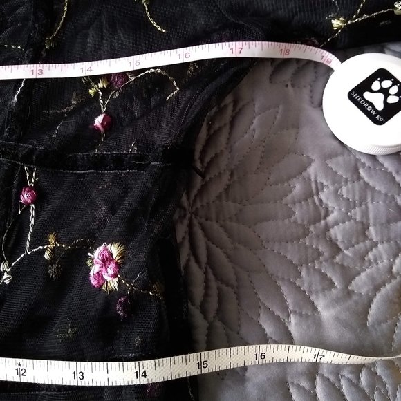 vintage y2k sheer mesh maxi long sleeve dress NWOT 🎈HOST PICK🎈 - Picture 9 of 13